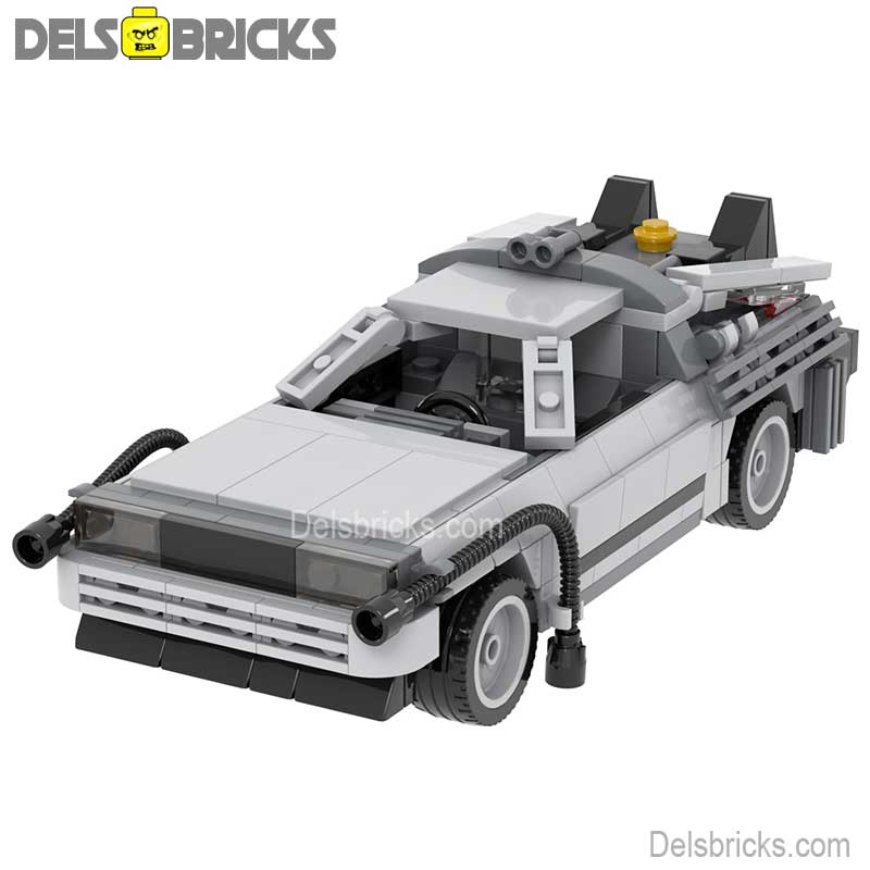 Back to the Future Car Delorean Lego Minifigures Custom Toys (ONLINE ORDER ONLY)