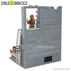 Teenage Mutant Ninja Turtles sewer Lair Lego Minifigures Custom Toys (ONLINE ORDER ONLY)