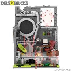 Teenage Mutant Ninja Turtles sewer Lair Lego Minifigures Custom Toys (ONLINE ORDER ONLY)