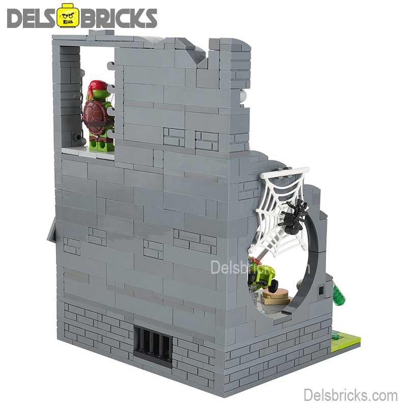 Teenage Mutant Ninja Turtles sewer Lair Lego Minifigures Custom Toys (ONLINE ORDER ONLY)