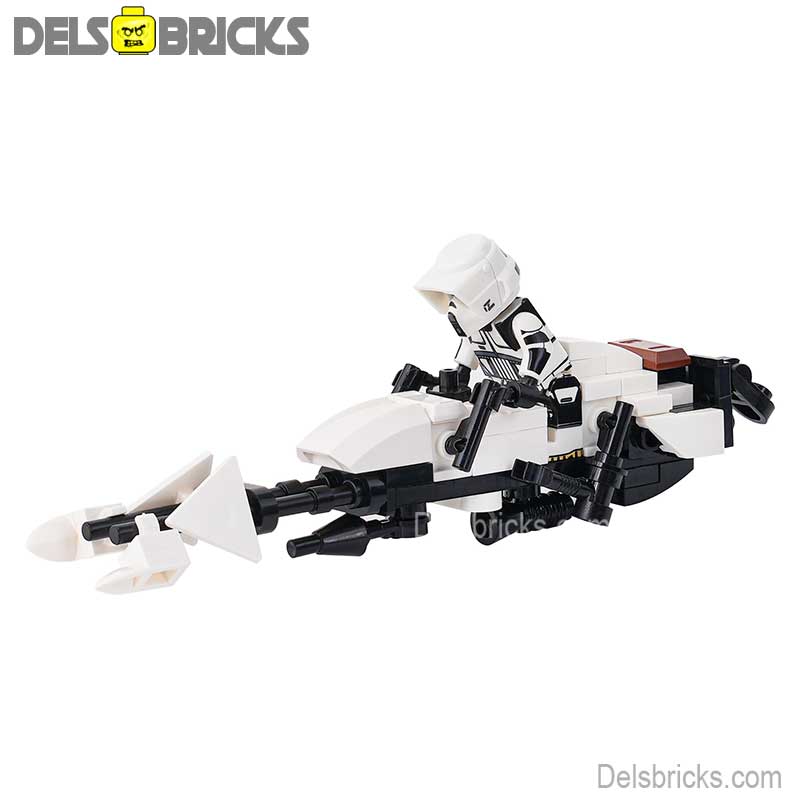Speeder Bike & Biker Scout Lego Minifigures Custom Toys (ONLINE ORDER ONLY)