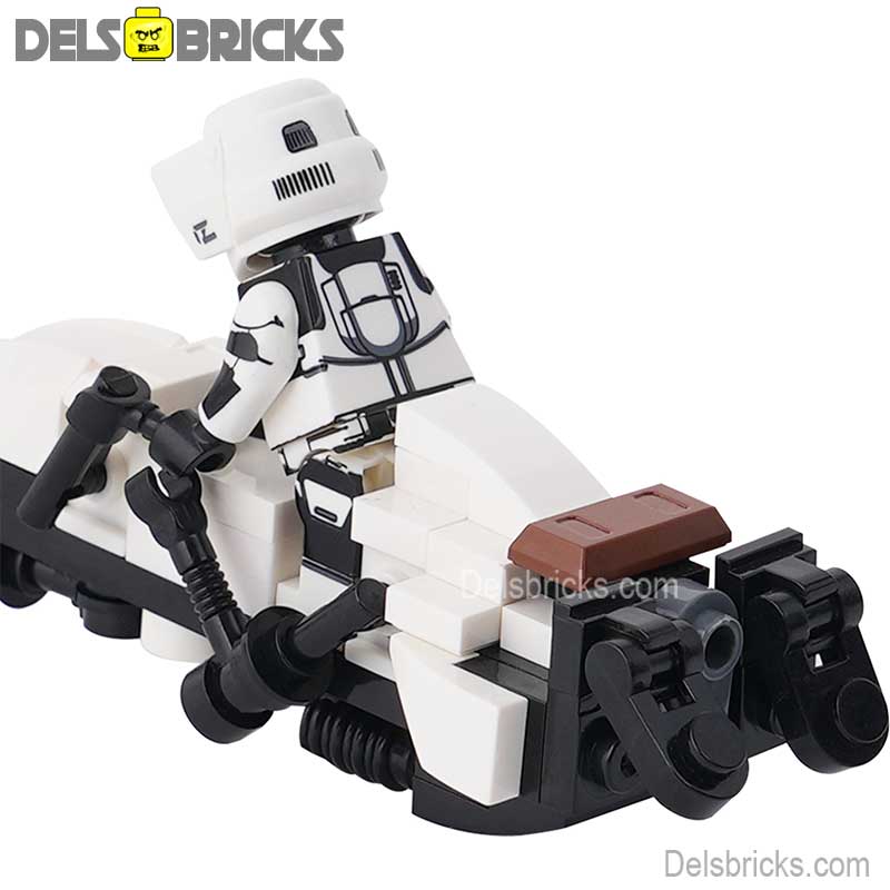Speeder Bike & Biker Scout Lego Minifigures Custom Toys (ONLINE ORDER ONLY)