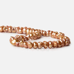 Mocha Center Drill Keshi Freshwater Pearl (ONLINE ORDER ONLY)