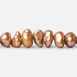 Mocha Center Drill Keshi Freshwater Pearl (ONLINE ORDER ONLY)