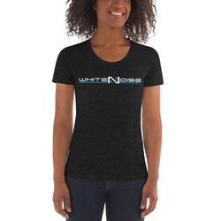 White Noise Women's Tri-Blend Crew Neck Tee