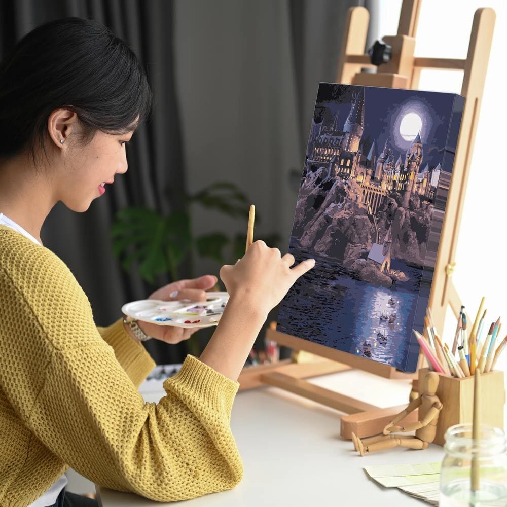 Boats To Hogwarts - Paint By Numbers Kit (ONLINE ORDER ONLY)