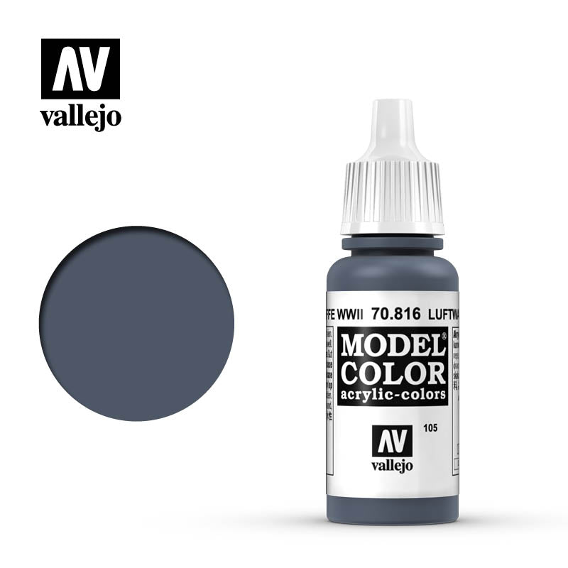Model Color: Luftwaffe Uniform WWII German Blue (17ml) (ONLINE ORDER ONLY)