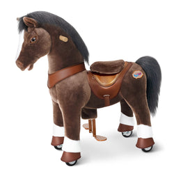 Model Y Chocolate Brown Horse Rideable Toy for Age 4-7 (ONLINE ORDER ONLY)