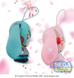 Hatsune Miku MP Mascot Series Hatsune Miku & Sakura Miku Plush (ONLINE ORDER ONLY)