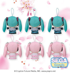 Hatsune Miku MP Mascot Series Hatsune Miku & Sakura Miku Plush (ONLINE ORDER ONLY)