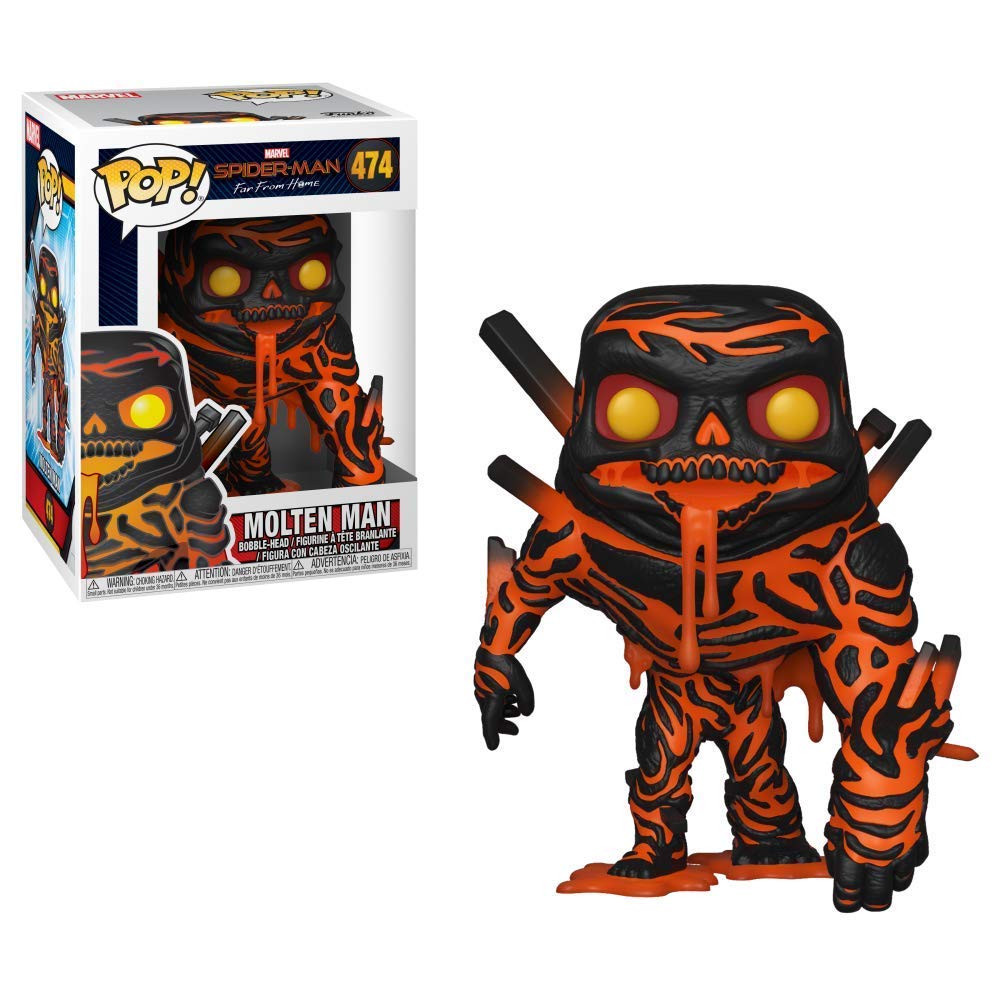 Funko POP! Marvel: Spider Man Far From Home - Molten Man 474 (ONLINE ORDER ONLY)