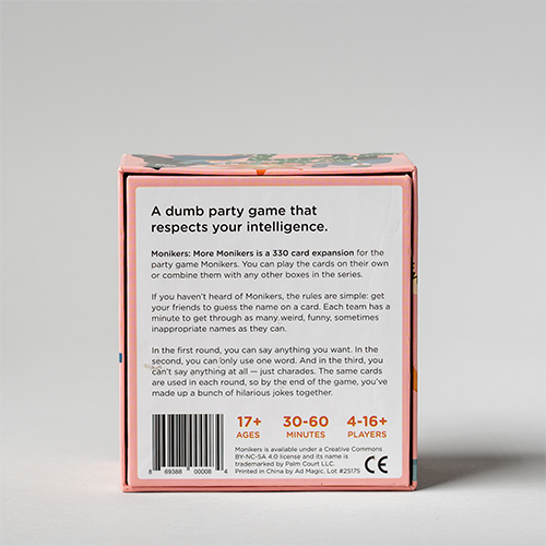 Monikers: More Monikers Expansion (ONLINE ORDER ONLY)