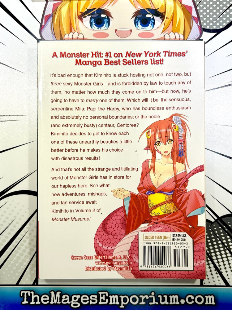 Monster Musume Everyday Life with Monster Girls Vol 2 (Online Order Only)
