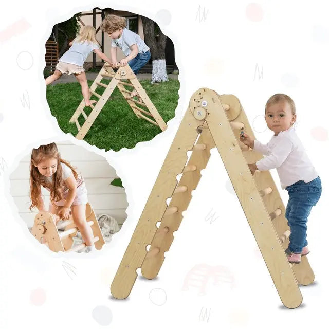 Montessori Triangle Ladder - Handmade Climber for Kids 1-7 y.o. (ONLINE ORDER ONLY)