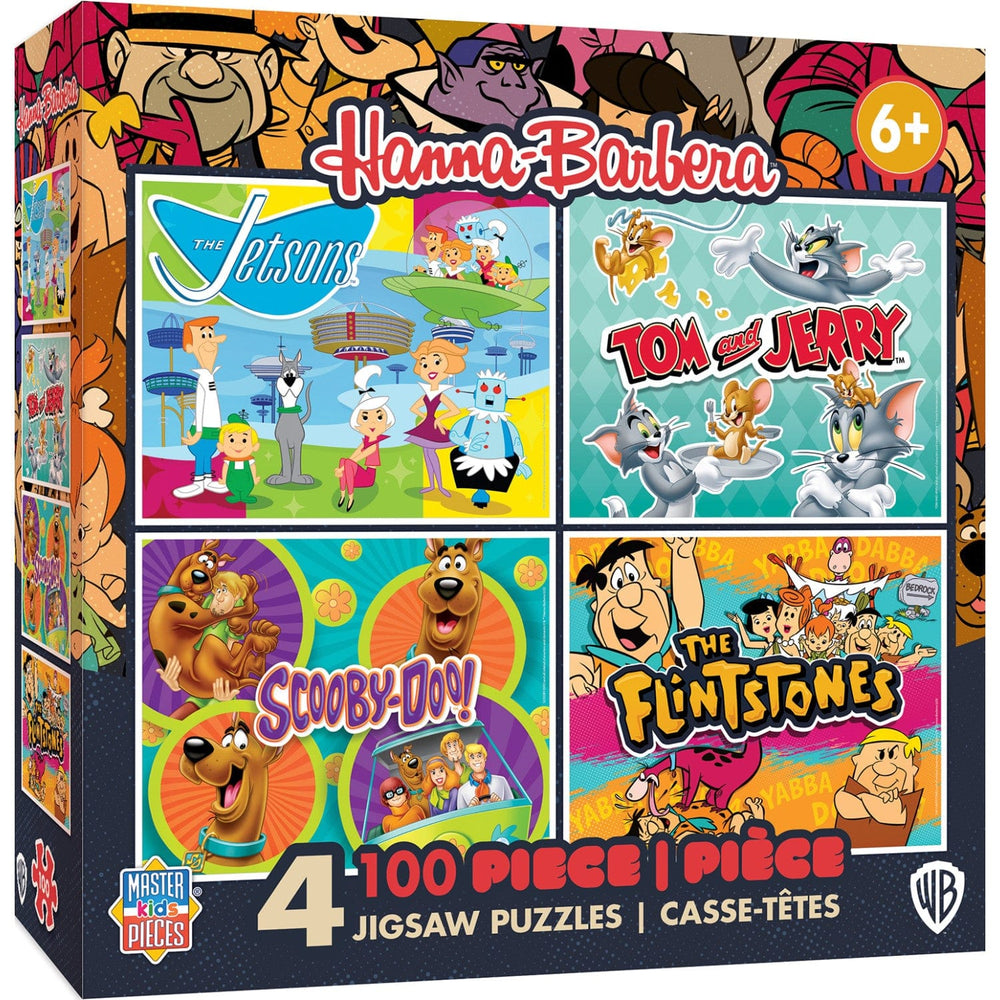 Hanna-Barbera 100 Piece Jigsaw Puzzles 4-Pack (ONLINE ORDER ONLY)