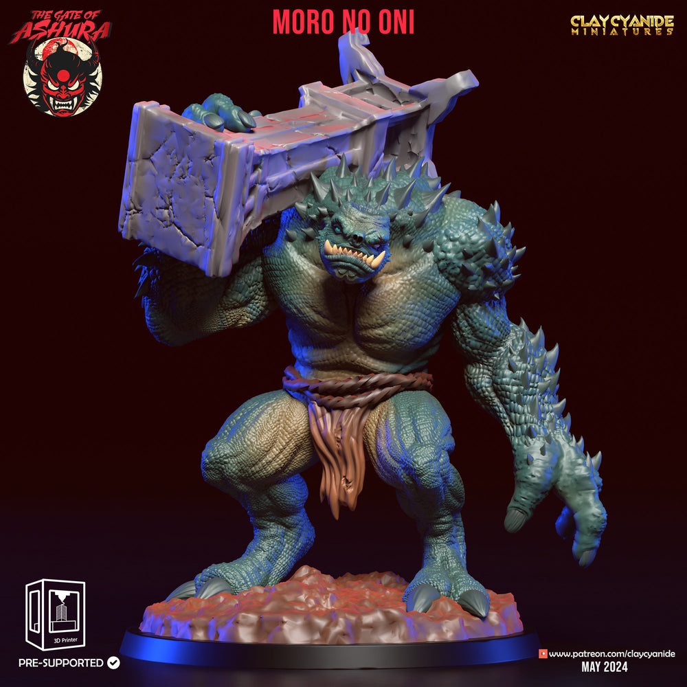 3D Printed Clay Cyanide Moro no Oni Set The Gate of Ashura 28 32 mm D&D (Online Only)