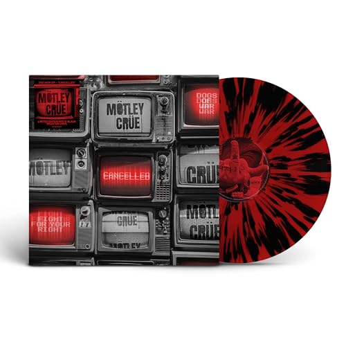 Motley Crue - Cancelled [Red/Black Splatter 12" EP] [45 RPM] [Vinyl] (ONLINE ORDER ONLY)