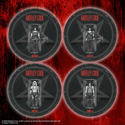 Super7 - Motley Crue - ReAction Figures Wv2 - Vince Neil (Shout At The Devil - Black & White) (Collectible, Action Figure) [Action Figure] (Online Order Only) (ONLINE ORDER ONLY)