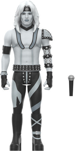 Super7 - Motley Crue - ReAction Figures Wv2 - Vince Neil (Shout At The Devil - Black & White) (Collectible, Action Figure) [Action Figure] (Online Order Only) (ONLINE ORDER ONLY)