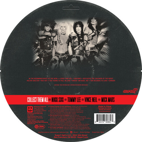 Super7 - Motley Crue - ReAction Figures Wv2 - Vince Neil (Shout At The Devil - Black & White) (Collectible, Action Figure) [Action Figure] (Online Order Only) (ONLINE ORDER ONLY)