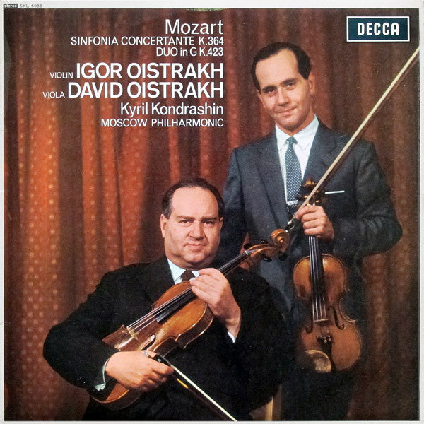 Sinfonia Concertante K.364, Duo In G K.423 [Vinyl] (ONLINE ORDER ONLY)