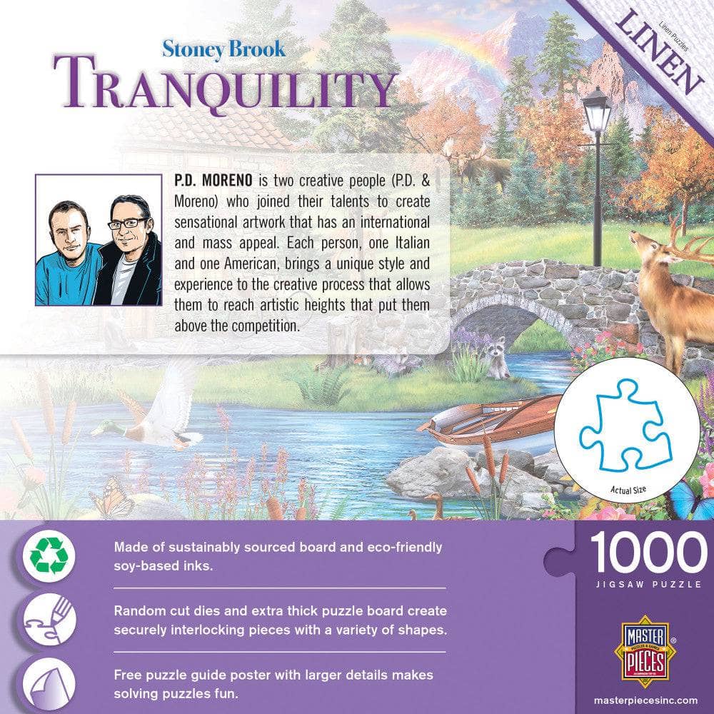 Tranquility - Stoney Brook Cottage 1000 Piece Jigsaw Puzzle (ONLINE ORDER ONLY)
