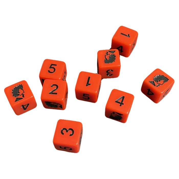 Cowboy Bebop TTRPG: Spike Spiegel Dice Set (9) (ONLINE ORDER ONLY)