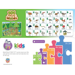 101 Things to Spot in the Woods - 101 Piece Jigsaw Puzzle (ONLINE ORDER ONLY)