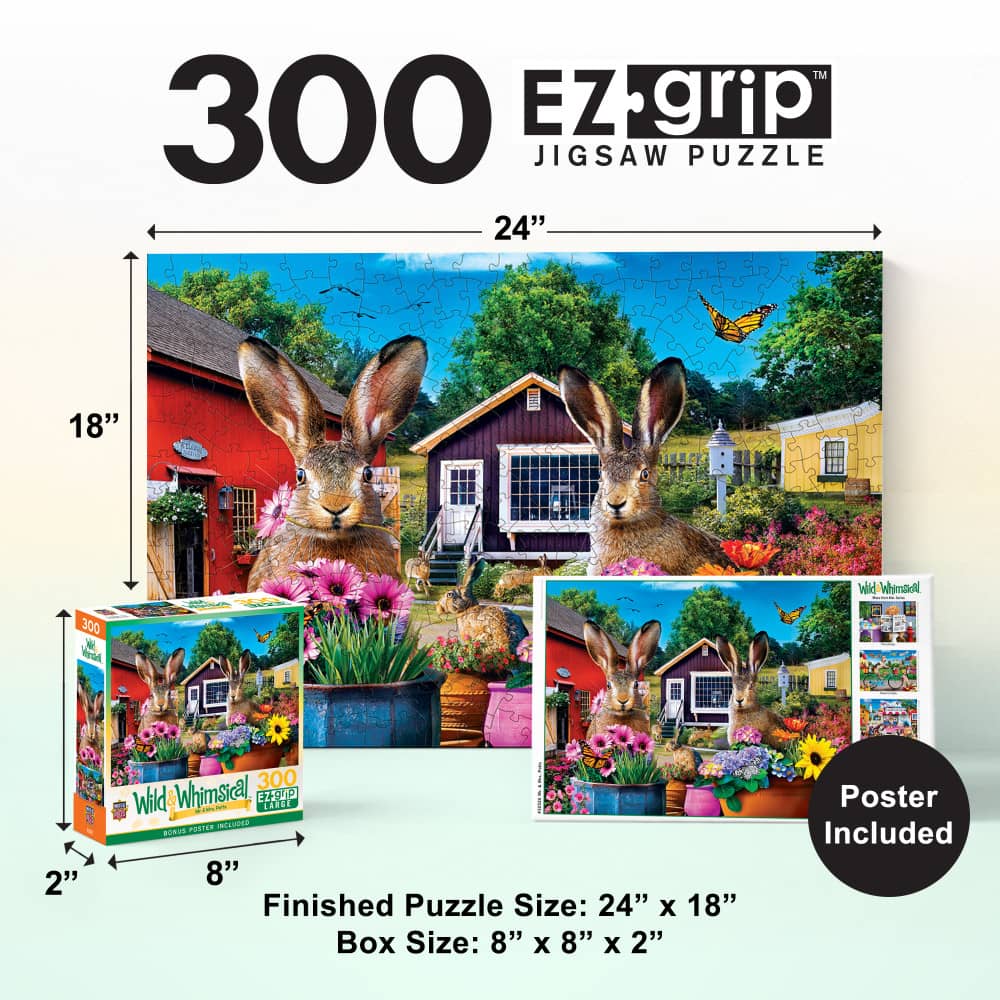Wild & Whimsical - Mr. & Mrs. Potts 300 Piece EZ Grip Jigsaw Puzzle