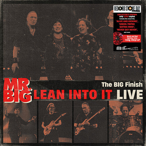 Mr. Big - The Big Finish - Lean Into It Live (RSD) (RSD Exclusive, Colored Vinyl, Black, Red, Splatter) [Vinyl] (ONLINE ORDER ONLY)