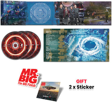 Mr. Big - The BIG Finish Live (2 MQA-CD + Blu-ray + Gift "2x Stickers" With Bonus Disc, Digipack Packaging) [CD] (ONLINE ORDER ONLY)