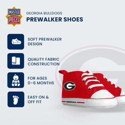 Georgia Bulldogs Baby Shoes
