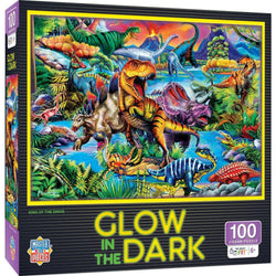 Glow in the Dark - King of the Dinos 100 Piece Jigsaw Puzzle (ONLINE ORDER ONLY)