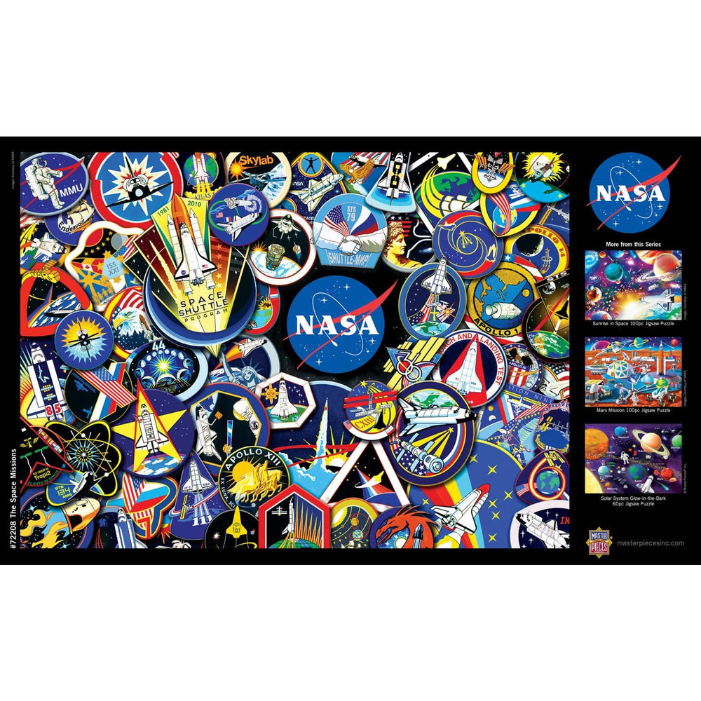 The Space Missions - 1000 Piece Jigsaw Puzzle (ONLINE ORDER ONLY)