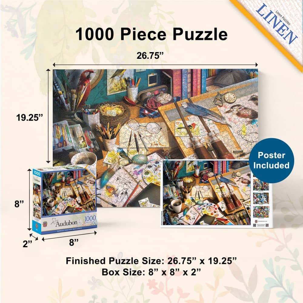 Audubon - Creative Birding 1000 Piece Jigsaw Puzzle