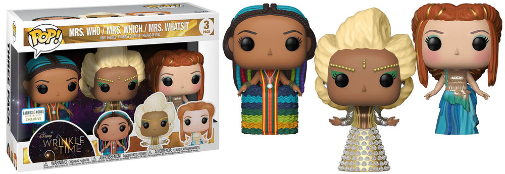 Mrs. Who, Mrs. Which & Mrs. Whatsit (A Wrinkle in Time) 3-pk - Barnes & Noble Exclusive (Online Order Only)