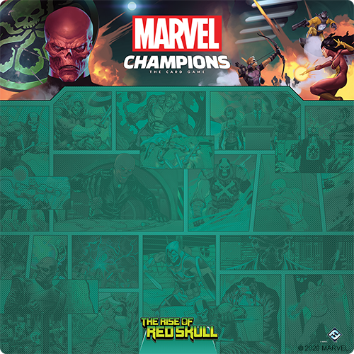 Marvel Champions LCG: 1-4 Player Game Mat - The Rise of Red Skull (ONLINE ORDER ONLY)