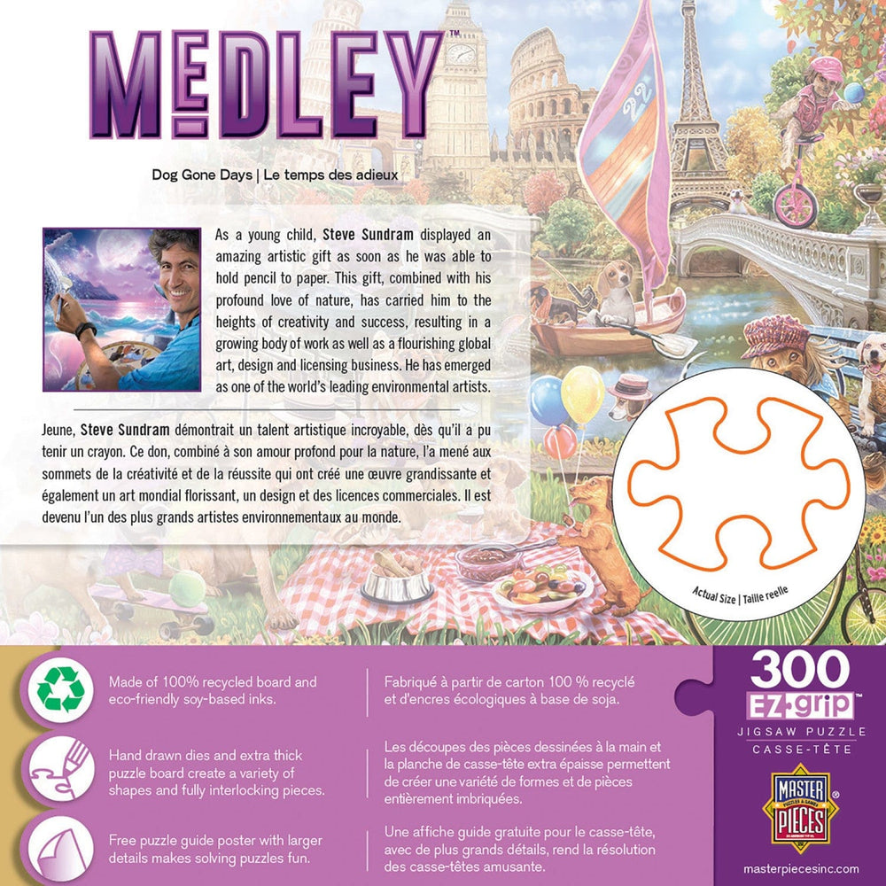 Medley - Dog Gone Days 300 Piece EZ Grip Jigsaw Puzzle (ONLINE ORDER ONLY)