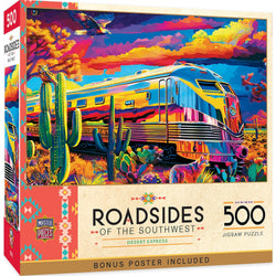 Roadsides of the Southwest - Desert Express 500 Piece Jigsaw Puzzle (ONLINE ORDER ONLY)