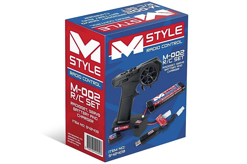 HPI Racing Mstyle R/C Set - Radioset, Servo, Battery and Charger 542409 (ONLINE ORDER ONLY)