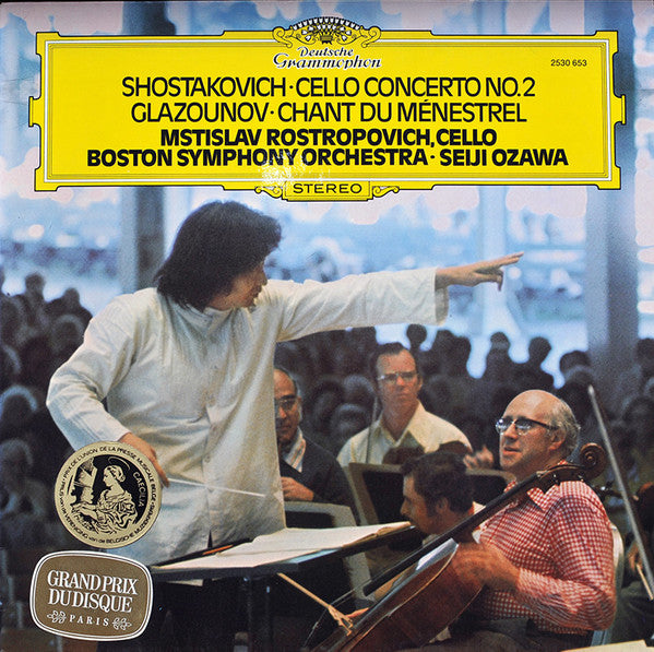 Shostakovich Cello Concerto No.2 - Glazounov Chant Du Ménestrel [Vinyl] (ONLINE ORDER ONLY)