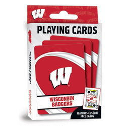 Wisconsin Badgers Playing Cards - 54 Card Deck (ONLINE ORDER ONLY)