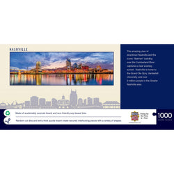 Nashville, Tennessee 1000 Piece Panoramic Jigsaw Puzzle (ONLINE ORDER ONLY)