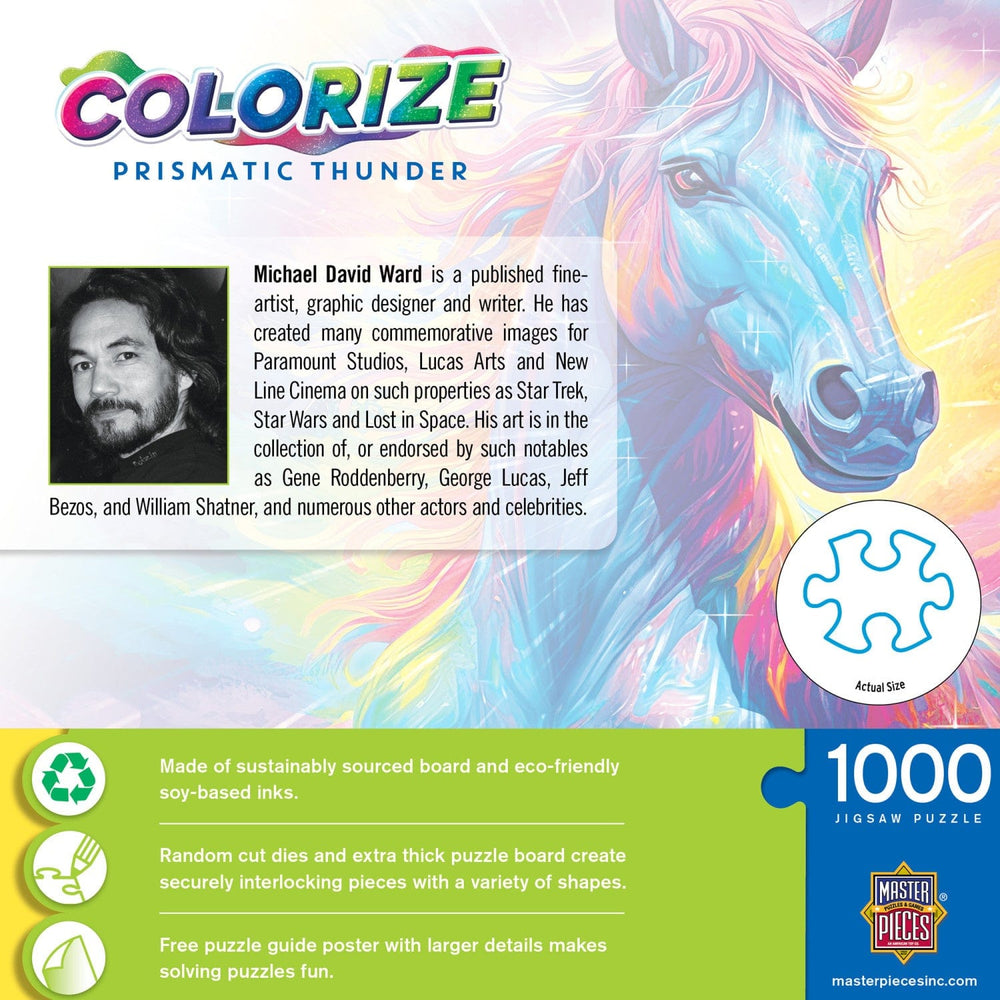 Colorize - Prismatic Thunder 1000 Piece Jigsaw Puzzle (ONLINE ORDER ONLY)