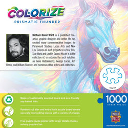 Colorize - Prismatic Thunder 1000 Piece Jigsaw Puzzle (ONLINE ORDER ONLY)