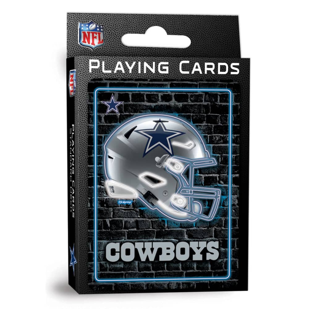 Dallas Cowboys Neon-Styled Playing Cards - 54 Card Deck (ONLINE ORDER ONLY)