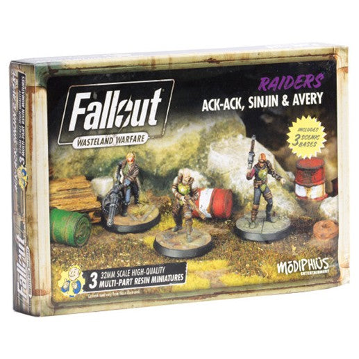 Fallout: Wasteland Warfare - Raiders - Ack-Ack, Sinjin & Avery (ONLINE ORDER ONLY)