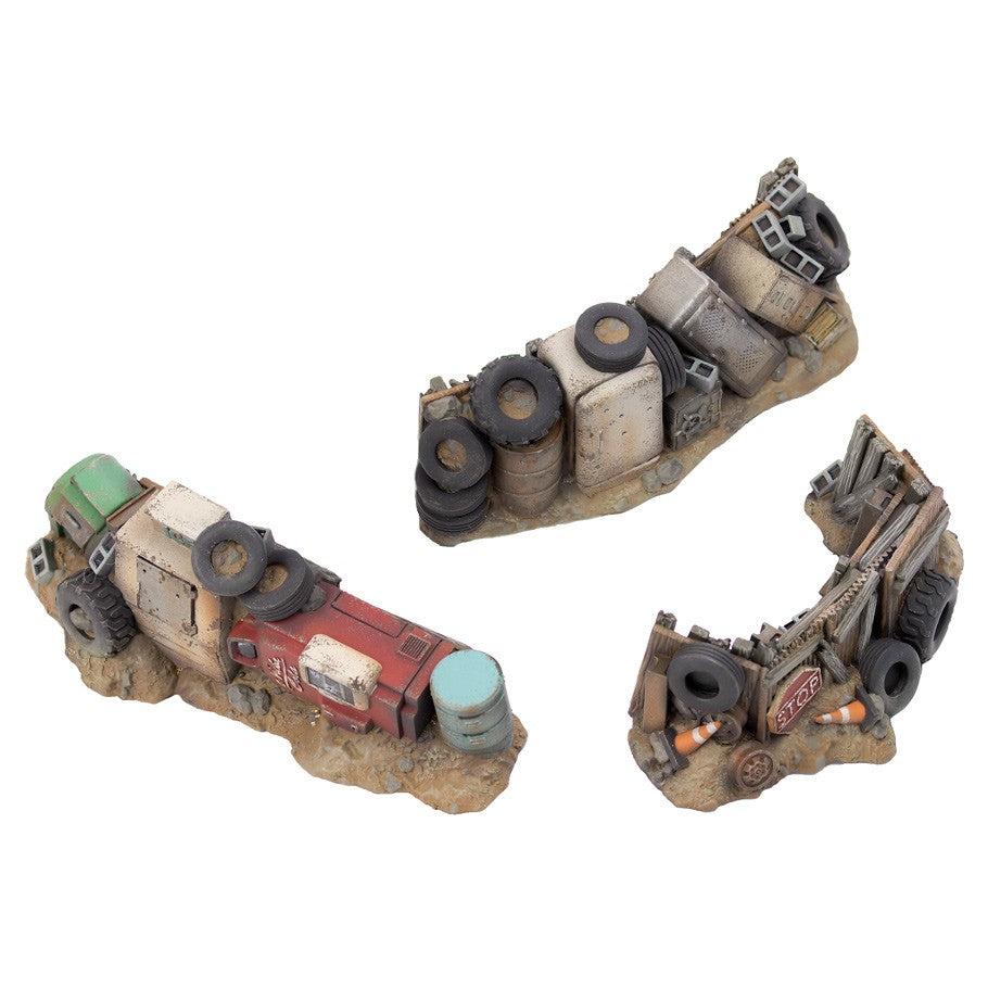 Fallout: Wasteland Warfare - Terrain Expansion - Junk Barricades (ONLINE ORDER ONLY)