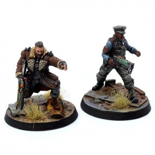 Fallout: Wasteland Warfare - Brotherhood of Steel - Elder Maxon and Captain Kells (ONLINE ORDER ONLY)