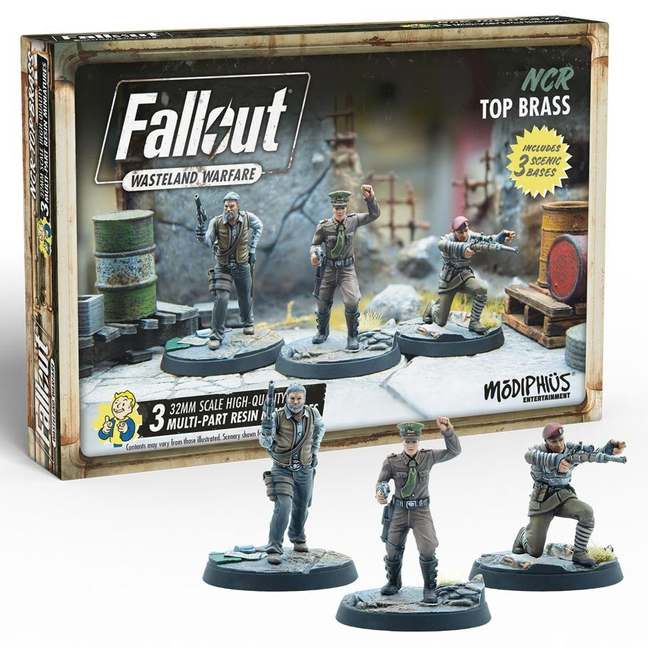 Fallout: Wasteland Warfare - NCR - Top Brass (ONLINE ORDER ONLY)